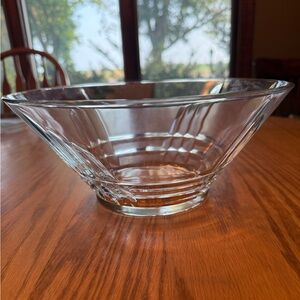 Vintage Luminarc USA Clear Glass Serving Bowl